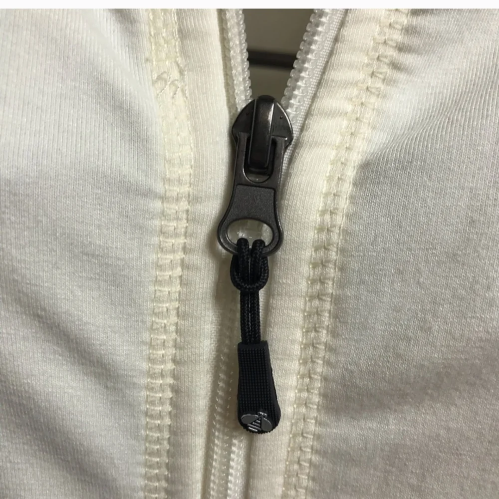Cee Bee Cream Soft Zip Front Hoodie Small Cabincore Casual Chilly Weather - Picture 3 of 7